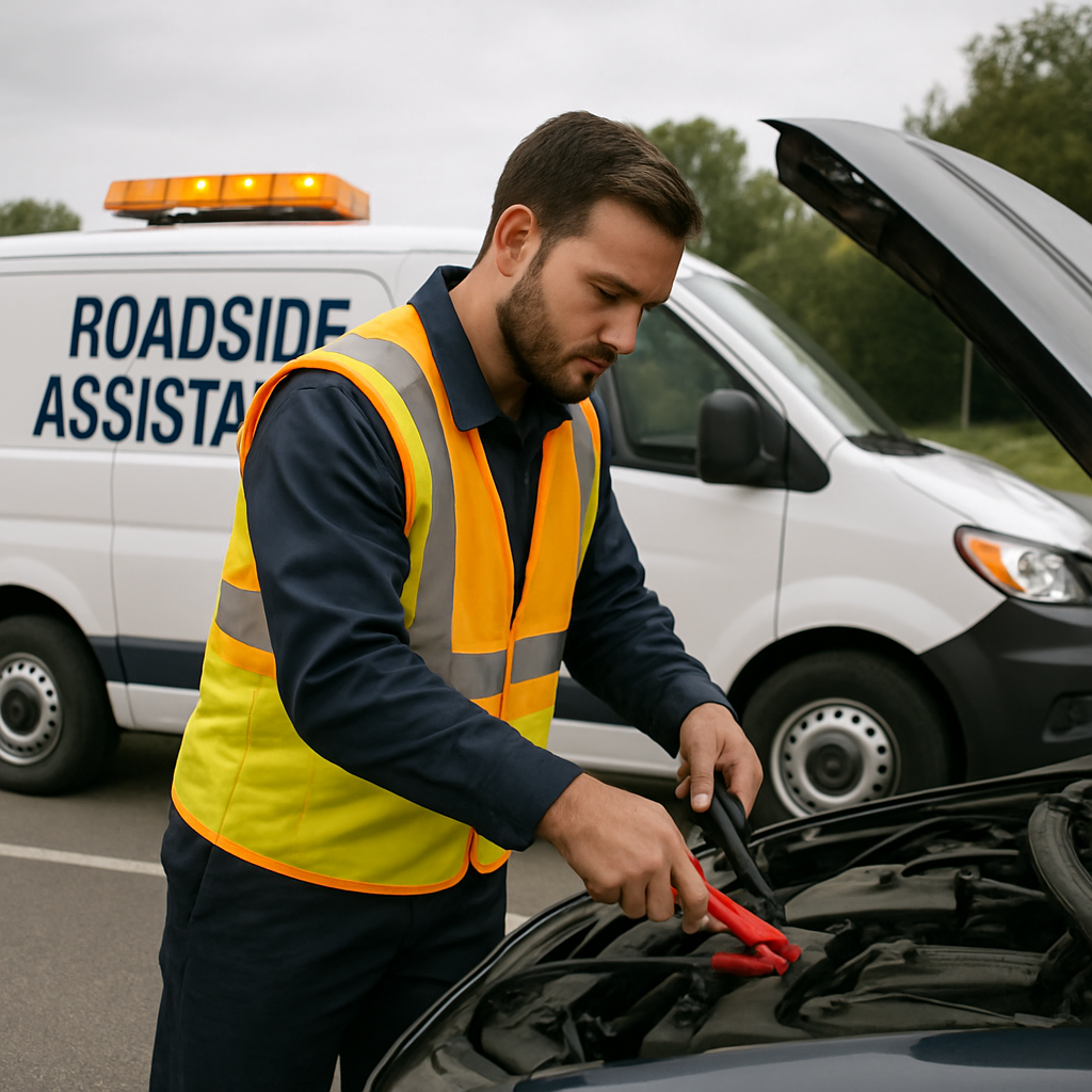 Techninė pagalba kelyje Klaipėdos rajone prie sugedusio automobilio